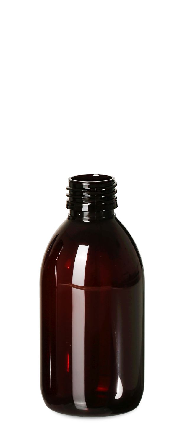 250 ml 100% R-PET sirop bottle